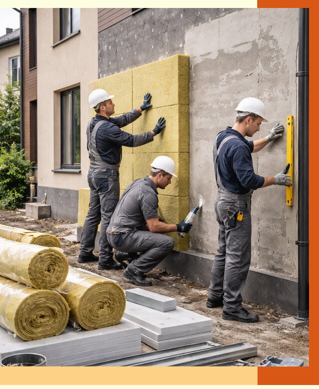 Утепление таунхауса в Пятигорске от 7397 руб/м2 — комплекс под ключ | ТепломастерПтг