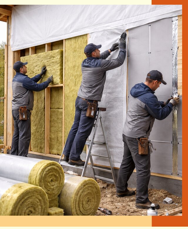 Утепление каркасного дома в Пятигорске от 4315 руб./м2 — профессионально | ТепломастерПтг