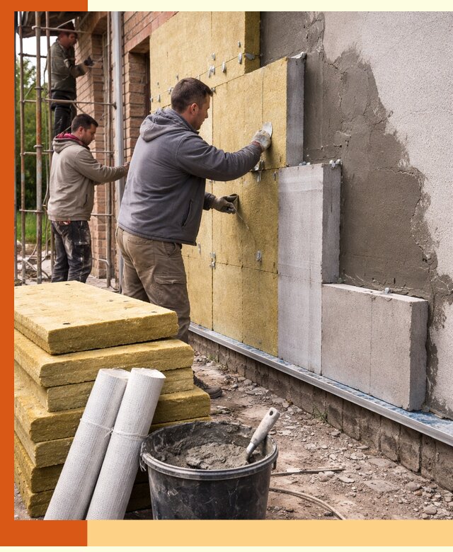 Утепление кирпичного дома под ключ в Пятигорске