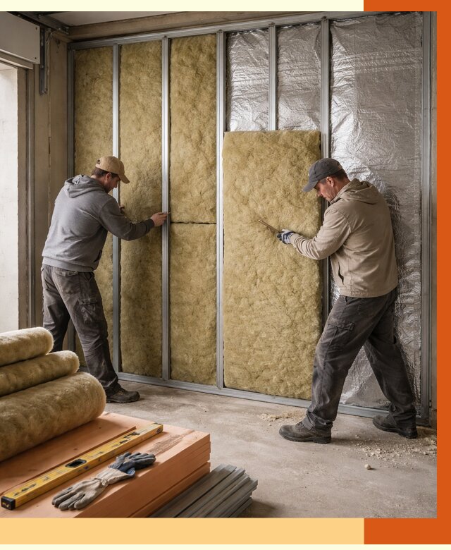 Утепление гаража изнутри в Пятигорске от 7705 руб/м2 — работы и цена | ТепломастерПтг