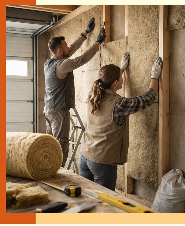 Утепление гаража изнутри в Пятигорске: быстро и надежно