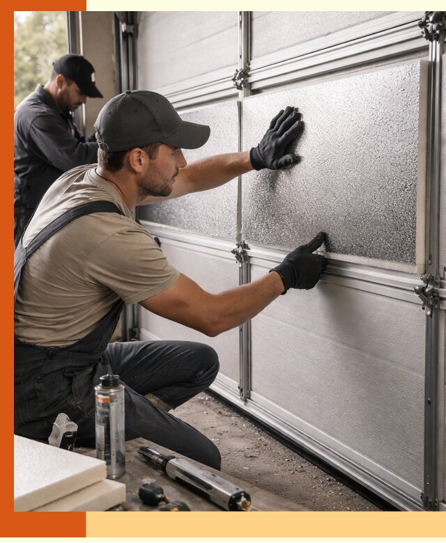 Утепление гаражных ворот в Пятигорске качественно и надежно