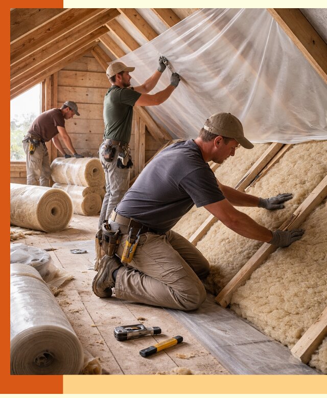 Утепление крыши изнутри в Пятигорске: профессионально и надежно