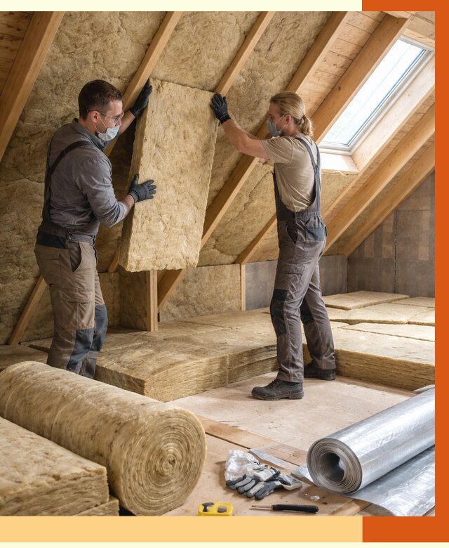 Утепление мансарды минватой в Пятигорске от 4315 руб./м2 — монтаж и пароизоляция | ТепломастерПтг