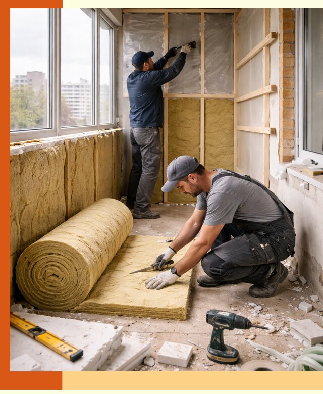 Утепление балкона под ключ в Пятигорске качественно и быстро