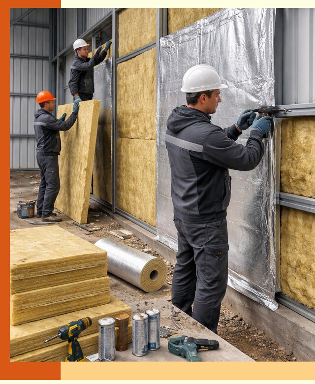 Утепление металлического ангара профессионально в Пятигорске