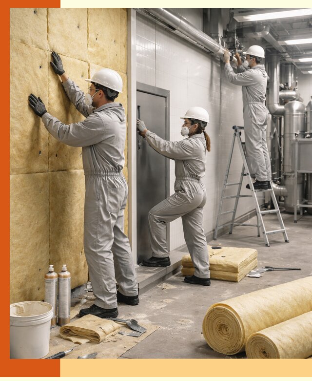 Утепление пищевого цеха под ключ в Пятигорске