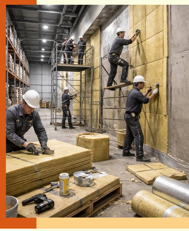 Утепление логистического центра в Пятигорске качественно и экономично