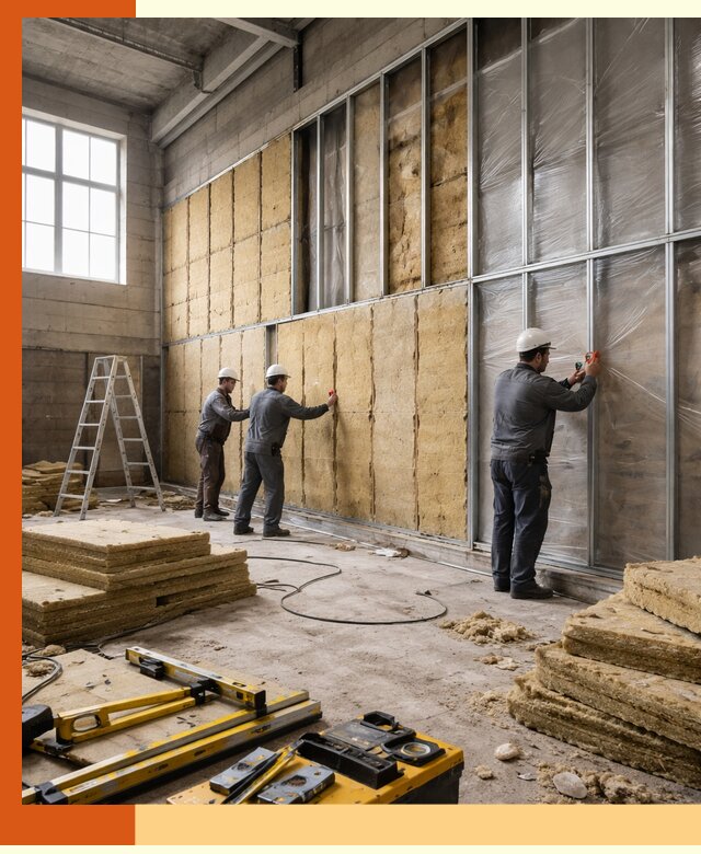 Утепление спортивного зала в Пятигорске качественно и недорого