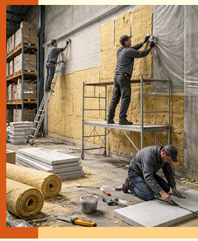 Утепление холодного склада под ключ в Пятигорске