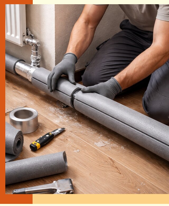 Утепление труб отопления в Пятигорске: теплоизоляция и защита сети