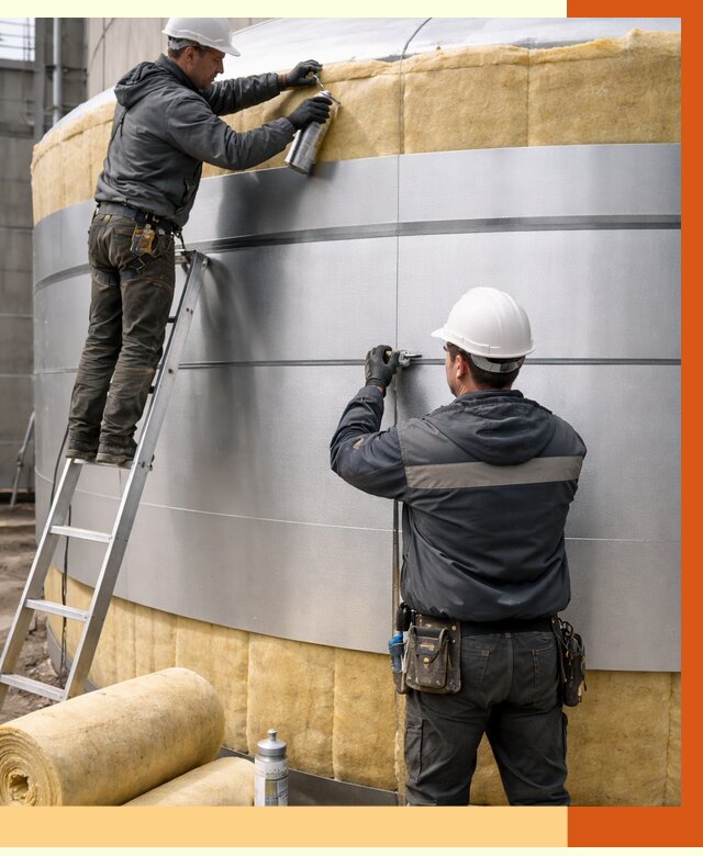 Утепление цистерны в Пятигорске пенополиуретаном от 14896 руб. под ключ | ТепломастерПтг