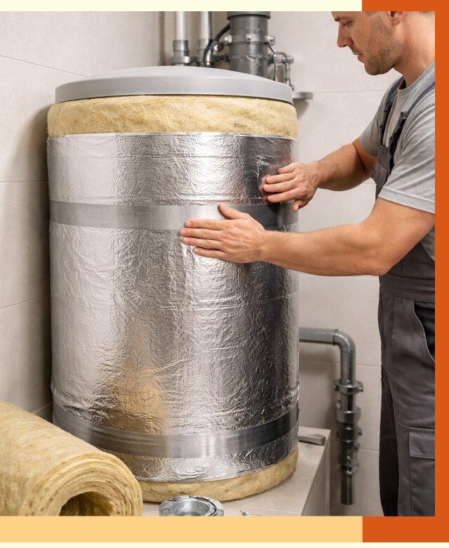 Утепление бойлера в Пятигорске от 4623 руб. под ключ | Утепление ППУ | ТепломастерПтг