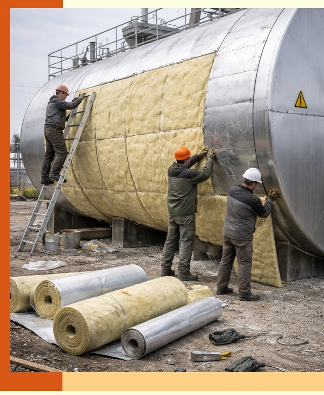 Утепление резервуаров с топливом в Пятигорске надежно и экономично