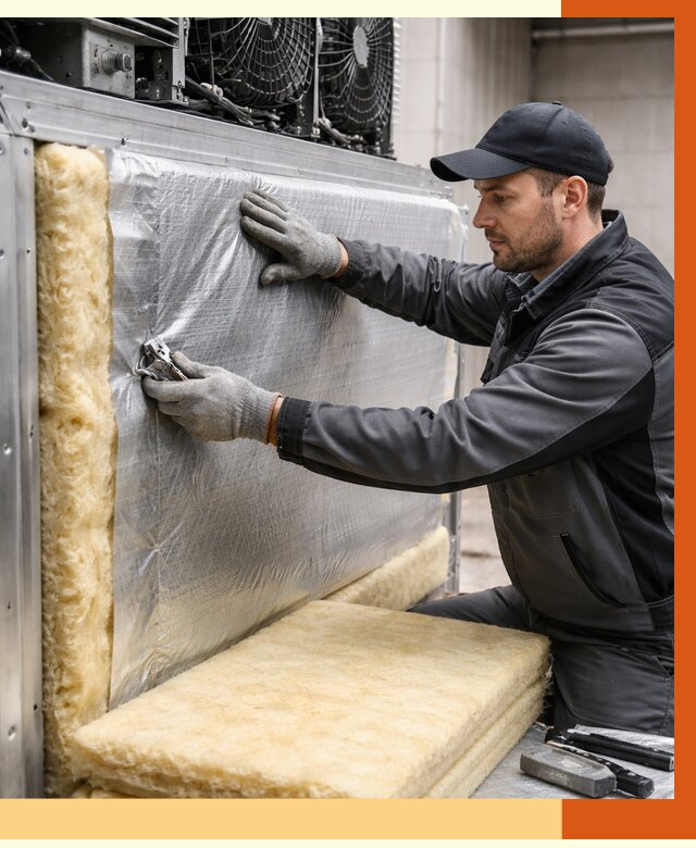 Утепление холодильного агрегата в Пятигорске от 8732 руб. под ключ | ТепломастерПтг