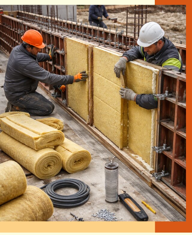 Теплоизоляция опалубки в Пятигорске от 7397 руб. за м2 — услуги и монтаж | ТепломастерПтг