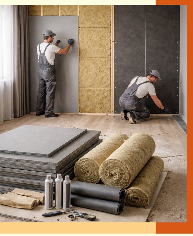 Шумоизоляция дома в Пятигорске от 4623 руб/м2 — комплексная звукоизоляция под ключ | ТепломастерПтг