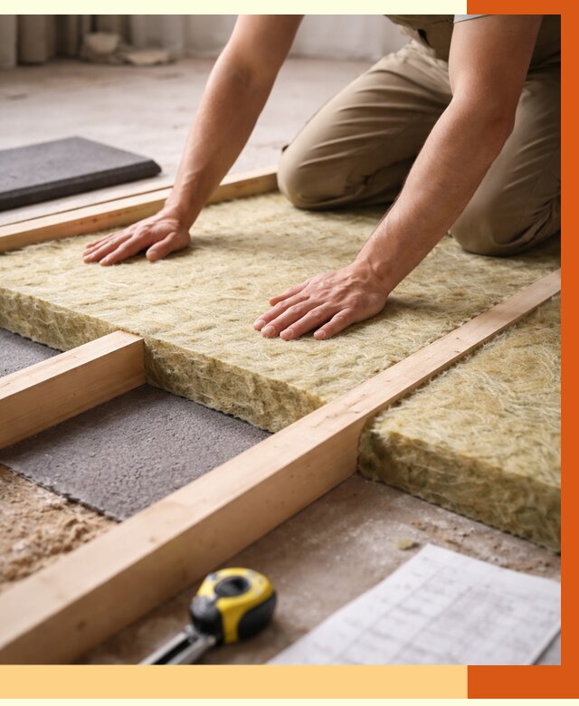 Шумоизоляция пола в Пятигорске от 1284 руб./м² — профессиональная звукоизоляция | ТепломастерПтг