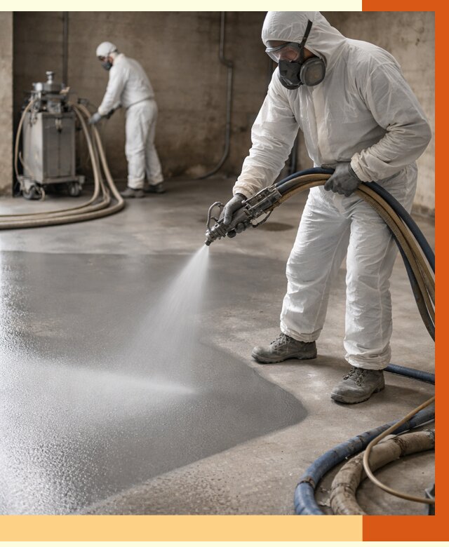 Гидроизоляция полимочевиной в Пятигорске от 8732 руб/м² — напыление полимерной гидроизоляции | ТепломастерПтг