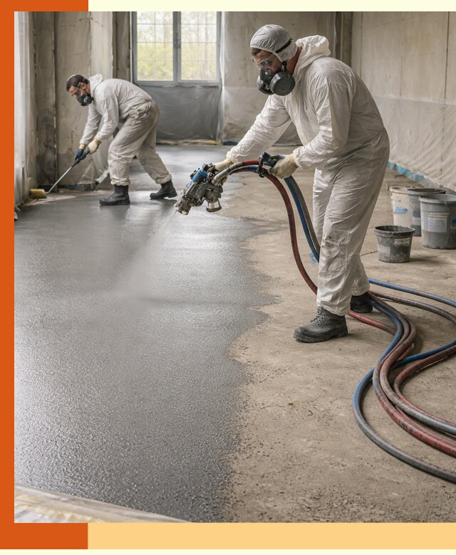 Гидроизоляция полимочевиной полов и конструкций в Пятигорске