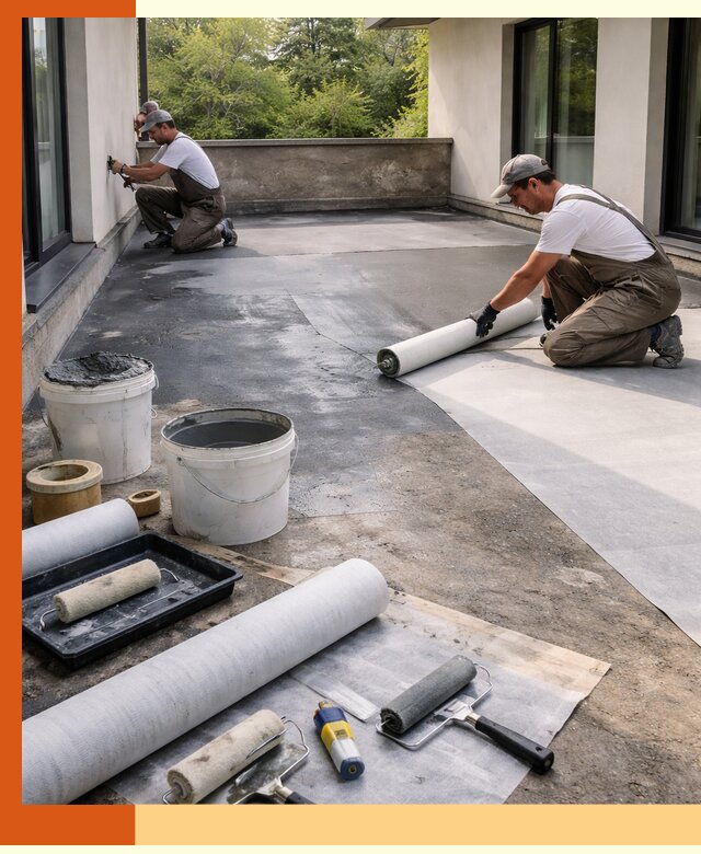 Гидроизоляция террасы в Пятигорске — надежная защита от влаги и протечек