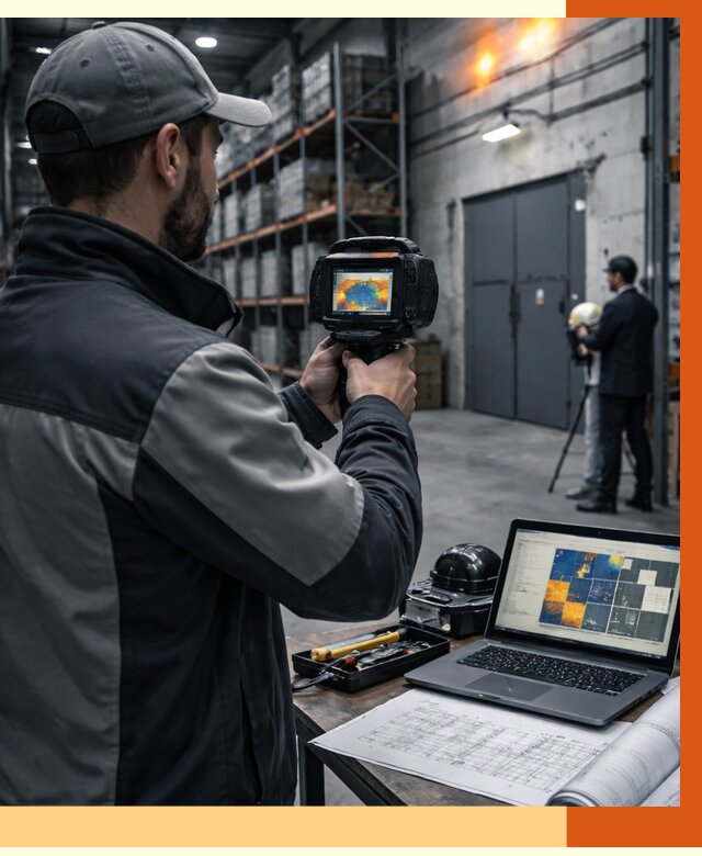 Тепловизионное обследование склада в Пятигорске от 6677 руб. | ТепломастерПтг