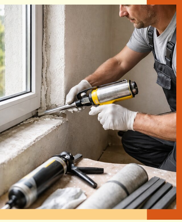 Герметизация стыков и примыканий в Пятигорске от 1233 руб. под ключ | ТепломастерПтг