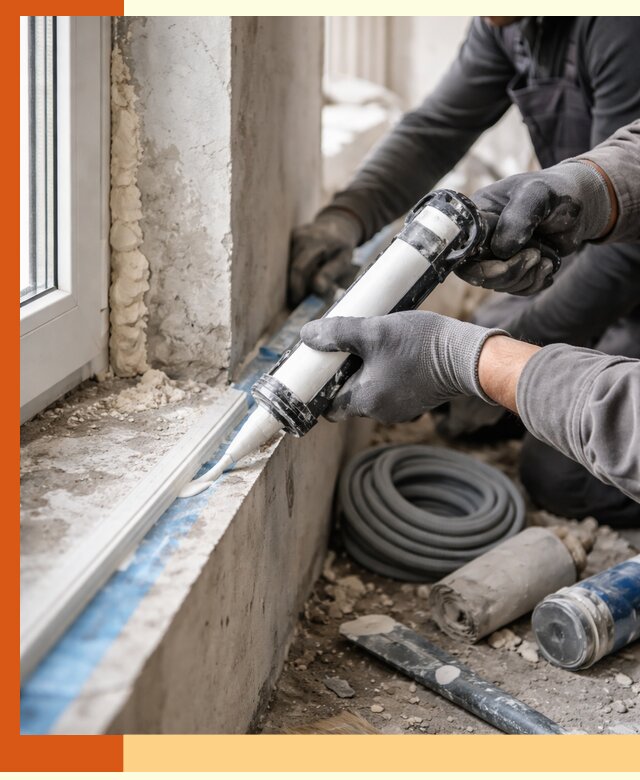 Герметизация стыков и примыканий зданий в Пятигорске