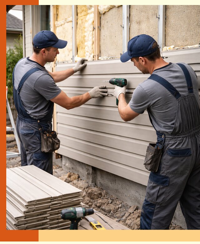 Монтаж сайдинга после утепления в Пятигорске качественно и надежно